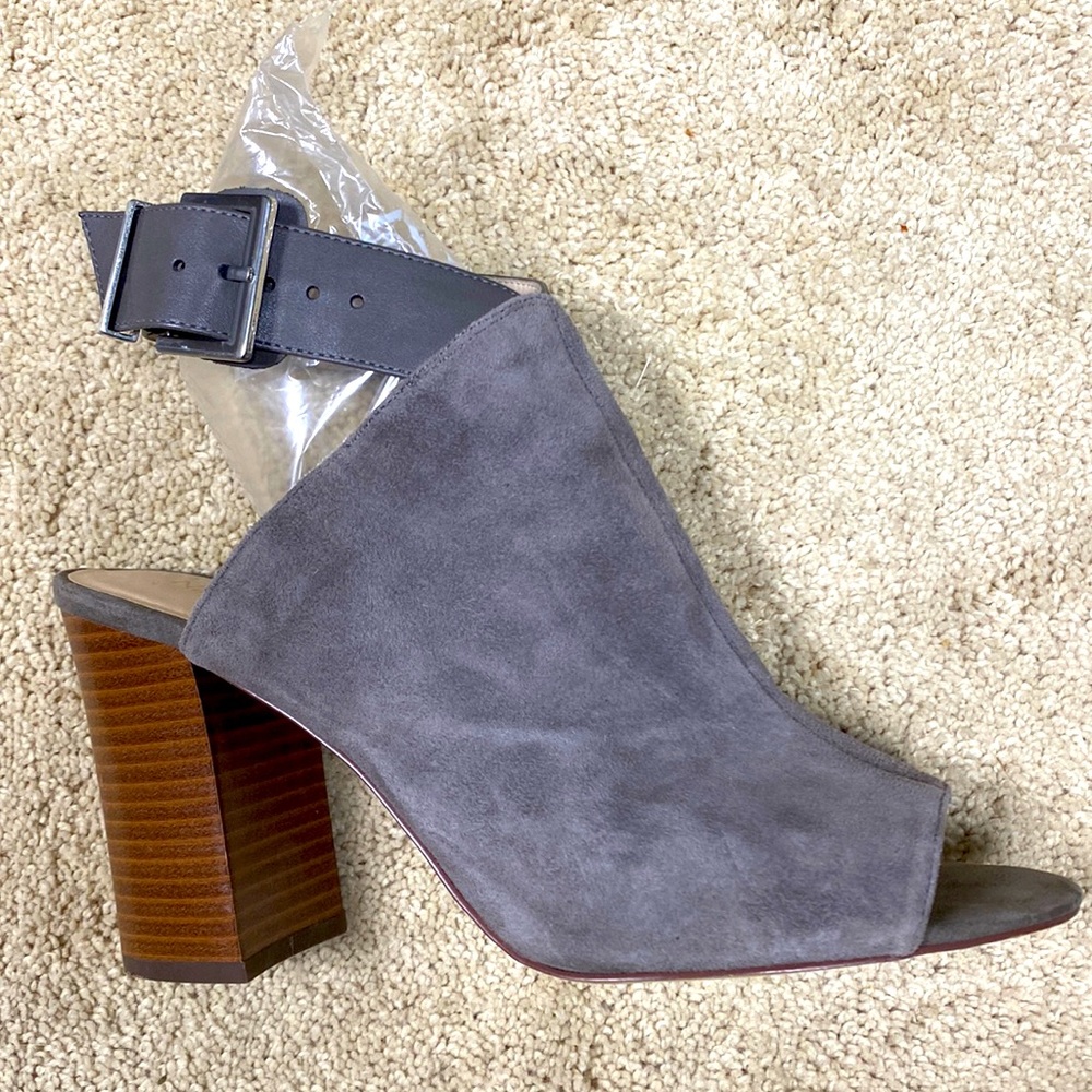 Nine West shoes suede open toe slide size 9